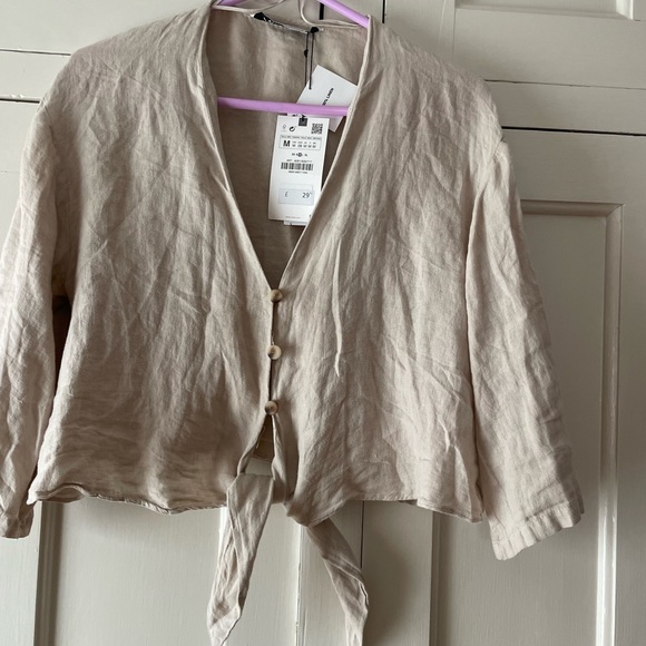Zara linen top - Picture 1 of 8